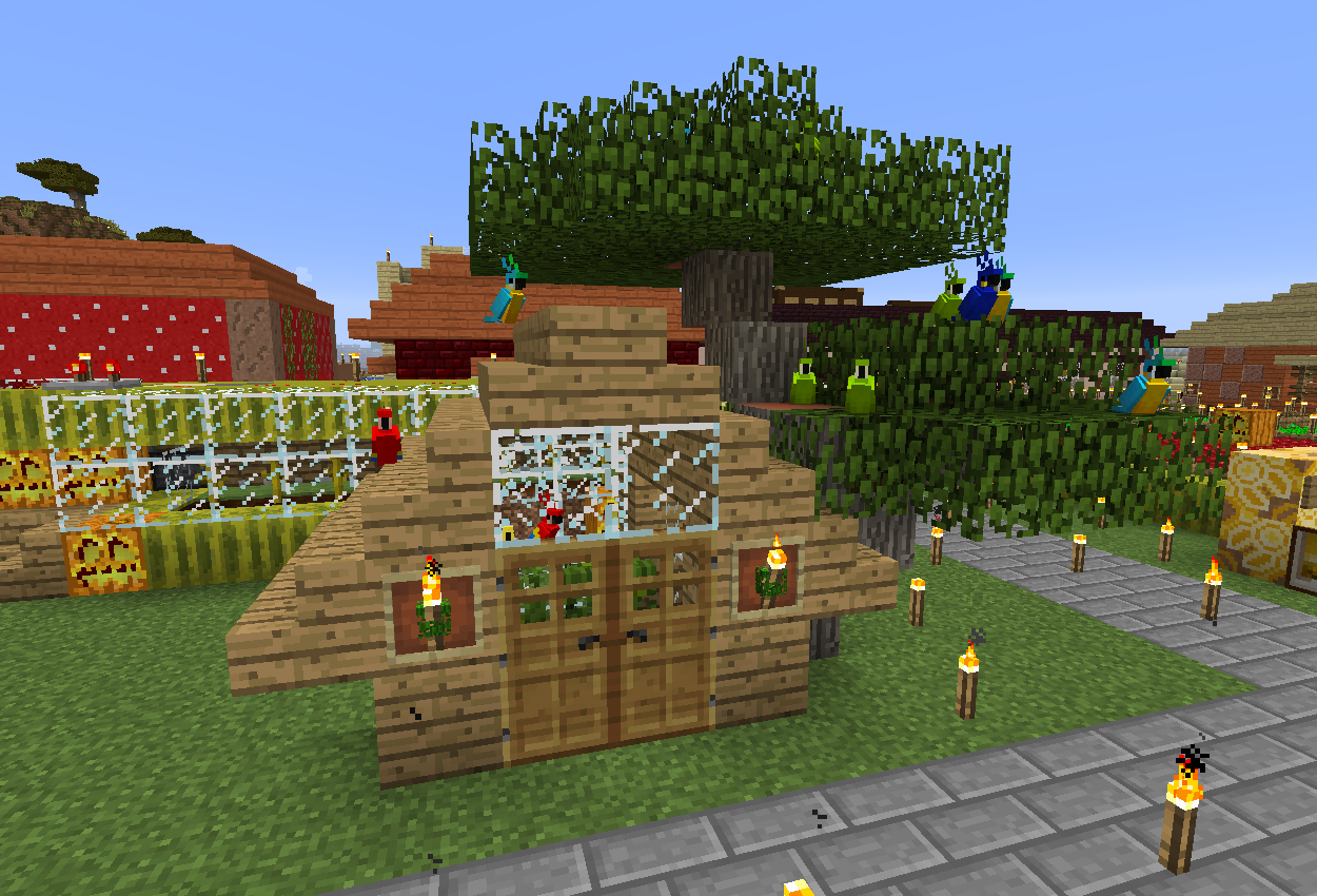 鳥小屋作りました