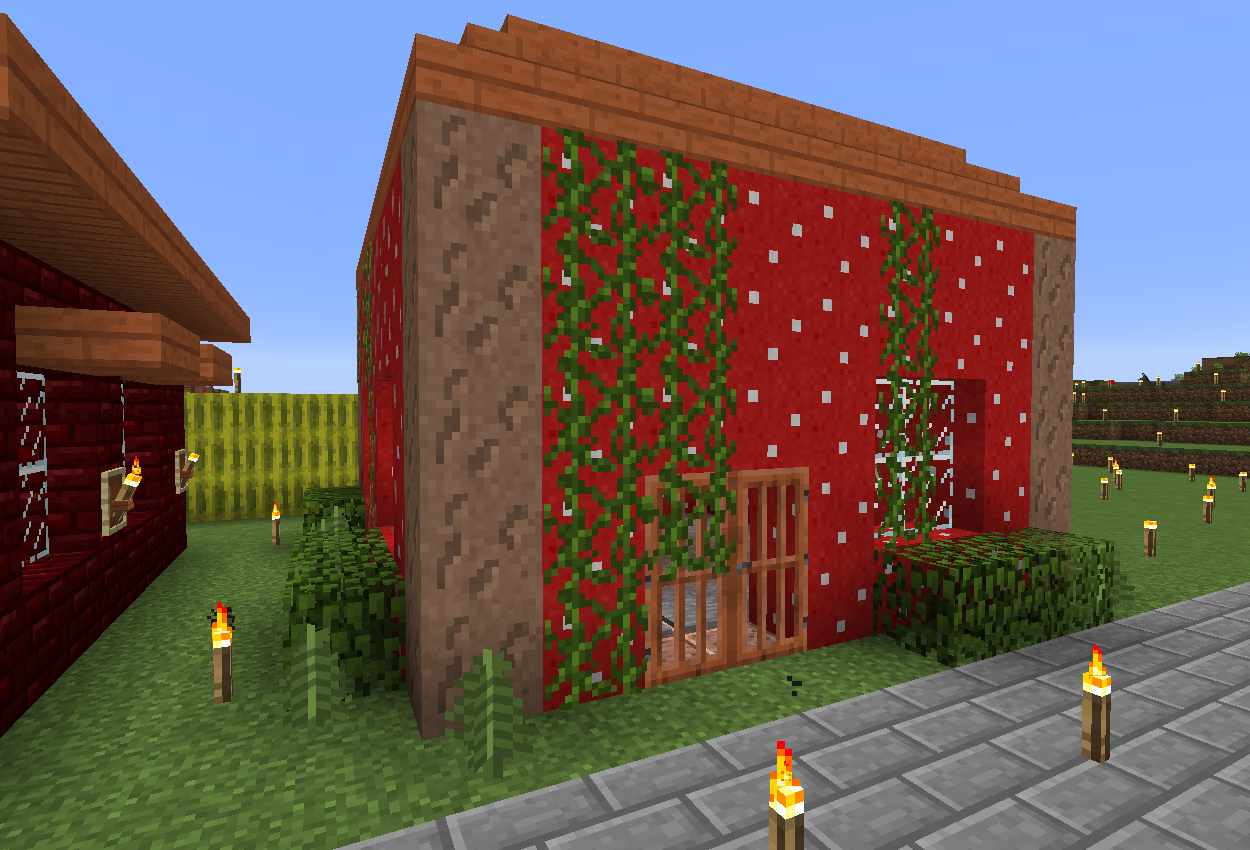 キノコ栽培小屋作りました