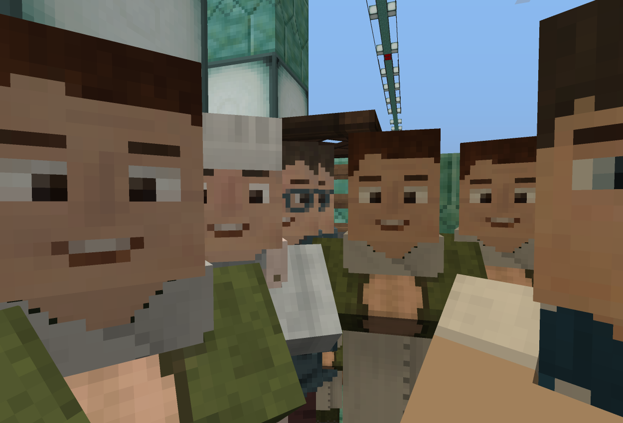 優しい顔 マイクラ初心者が行く