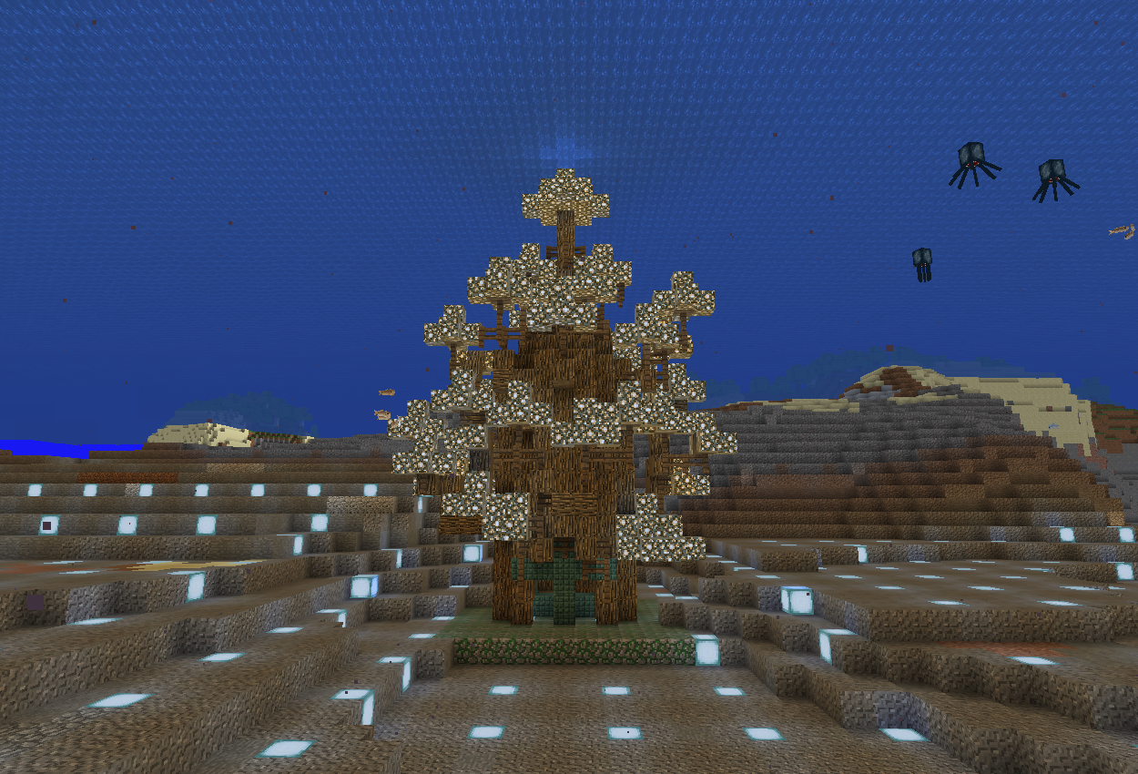 海底に光の木を生やしてみた